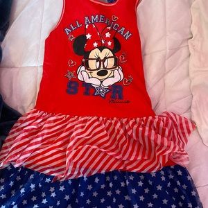 Disney Girls Red Dress Size L/G (10/12)